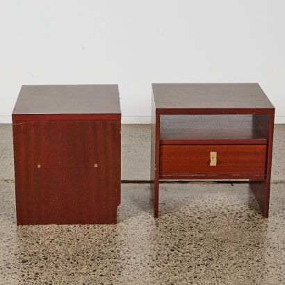 A Pair of Seventies Ulferts Mobler Bedside Cabinets, Sweden