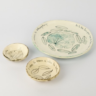 A Trio of Borrowed Earth Ceramics, New Zealand