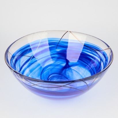 A Large Kosta Boda Fruit Bowl
