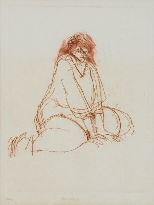 JAN WHITE Girl Sitting