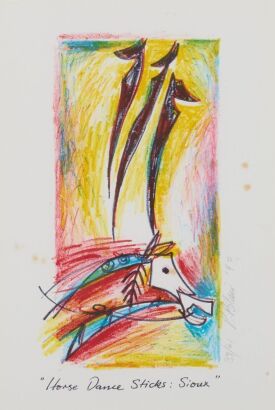 PHILIPA BLAIR Horse Dance Sticks: Sioux