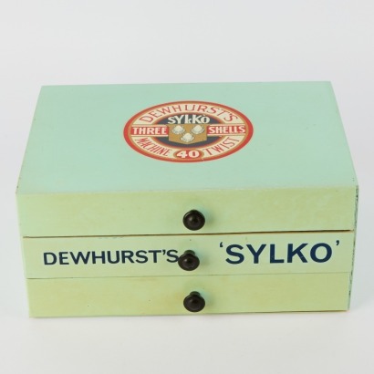 A Vintage Dewhurst&rsquo;s Sylko Set of Countertop Drawers