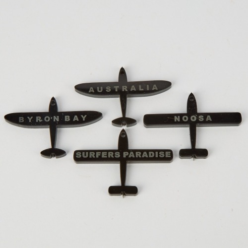 A Collection of Four Michele Bryant Destination Planes