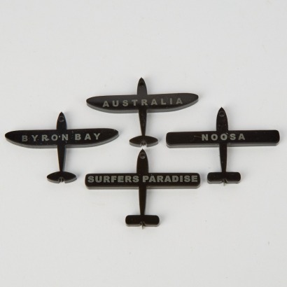 A Collection of Four Michele Bryant Destination Planes