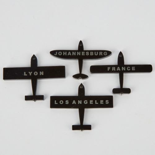 A Collection of Four Michele Bryant Destination Planes