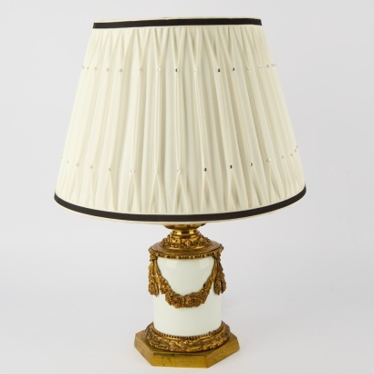 A French Bronze Lamp
