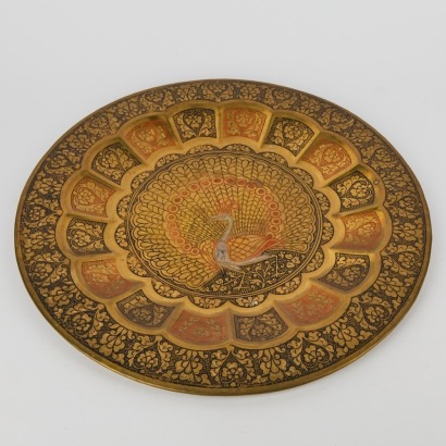 A Vintage Brass Wall Hanging