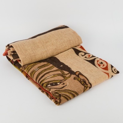 A Vintage Māori Chief Wool Travel Rug AF