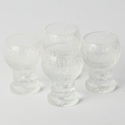 A Set of Four Timo Sarpaneva &lsquo;Kekkerit&rsquo; Shot Glasses For Iittala