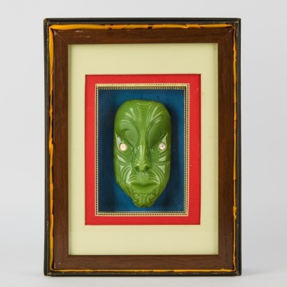 A Boxed Maori Resin Figure "Apanui"