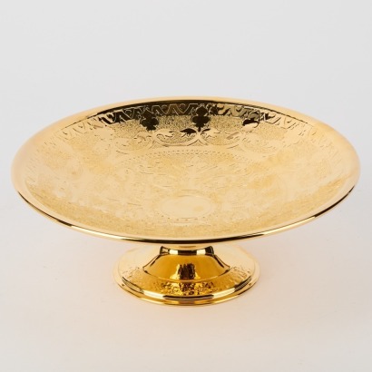 A Vintage New Zealand-Made Gold Dipped Bon Bon Dish