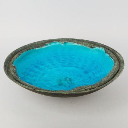 A Len Castle Crater Lake Bowl AF