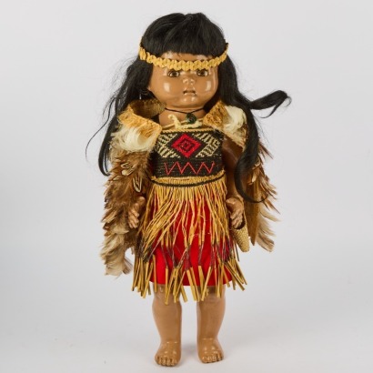 A Boxed Pedigree Maori Doll