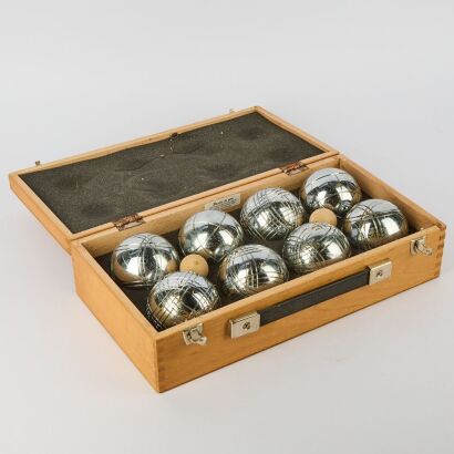 A Vintage Petanque Set