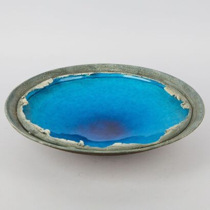 A Len Castle Crater Lake Bowl