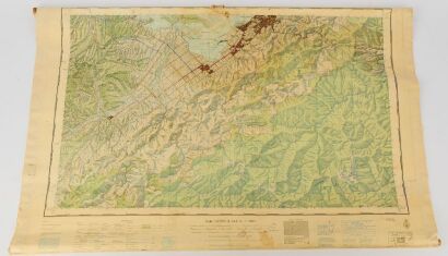A 1964 Nelson New Zealand Topographic Map