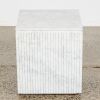 A Soren Liv Atlas Etch Square Side Table