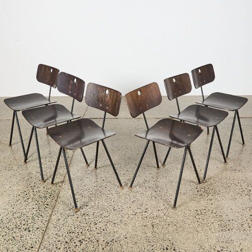 A Suit of Six Chairs by Andrew Missen For NIDUS