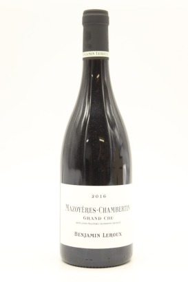 (1) 2016 Benjamin Leroux Mazoyeres-Chambertin Grand Cru, Cote de Nuits