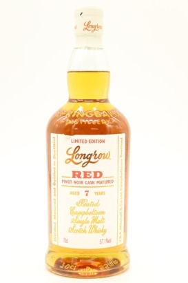 (1) Longrow 'Red' Limited Edition Burgundy Pinot Noir Cask 7 Year Old 2024 Edition Single Malt Scotch Whisky, Campbeltown, 57.1% ABV