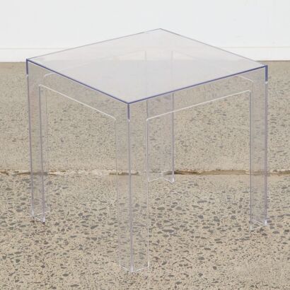 A Kartell Jolly Side Table