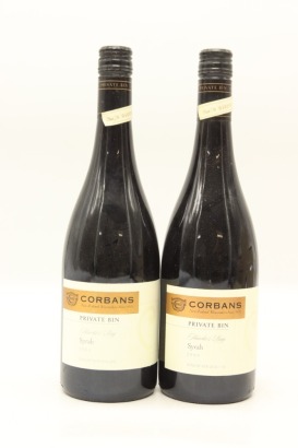 (2) 2004 Corbans Private Bin Syrah, Hawke's Bay