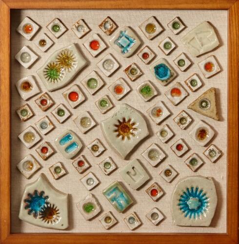 A Retro Abstract Tile Work