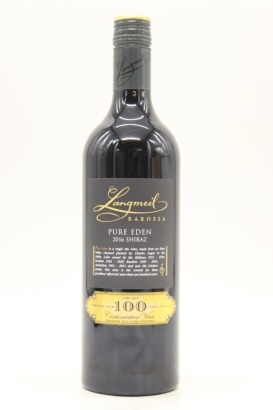(1) 2016 Langmeil Winery 'Pure Eden' Shiraz, Eden Valley