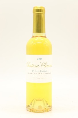(1) 2014 Chateau Climens, Sauternes - Barsac, 375ml [JR16.5]