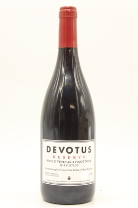 (1) 2014 Devotus Reserve Single Vineyard Pinot Noir, Martinborough [JR16.5] [BC98]