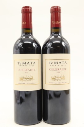 (2) 2022 Te Mata Estate Coleraine, Hawke's Bay