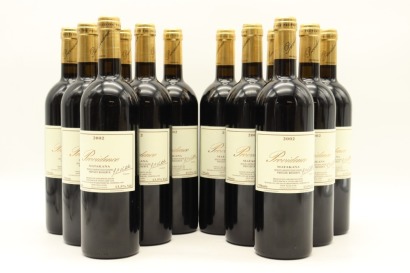 (12) 2002 Providence Private Reserve Merlot - Cabernet Franc - Malbec, Matakana