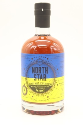 (1) North Star Blended for Support of Ukraine 7 Year Old Blended Scotch Whisky, 65.6% ABV