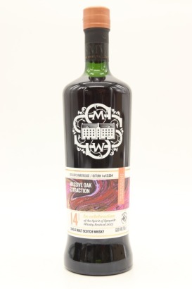 (1) SMWS Massive Oak Extraction 14 Year Old 'Spirit of Speyside 2023 Whisky Festival' Macallan Distillery 2008 Vintage Single Malt Scotch Whisky, 63% ABV