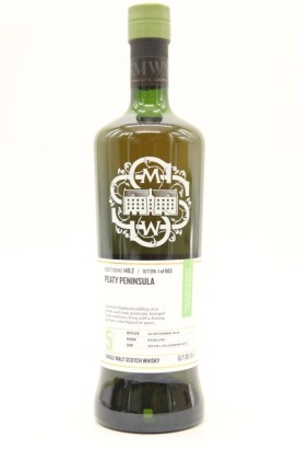 (1) SMWS 149.2 Peaty Peninsula 5 Year Old Ardnamurchan Distillery 2015 Vintage Single Malt Scotch Whisky, 60.7% ABV