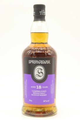 (1) Springbank 18 Year Old 2022 Release Single Malt Scotch Whisky, Campbeltown, 46% ABV