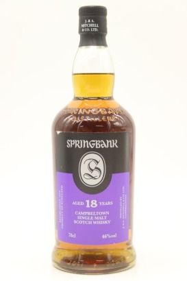 (1) Springbank 18 Year Old 2022 Release Single Malt Scotch Whisky, Campbeltown, 46% ABV