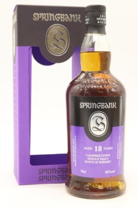 (1) Springbank 18 Year Old 2020 Release Single Malt Scotch Whisky, Campbeltown, 46% ABV (GB)
