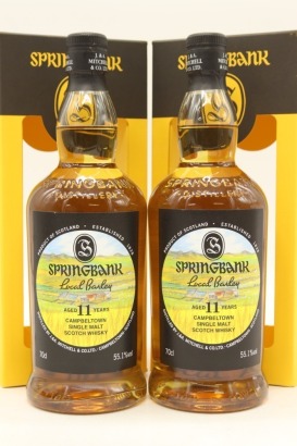 (2) Springbank Local Barley 11 Year Old 2022 Edition Single Malt Scotch Whisky, Campbeltown, 55.1% ABV (GB)