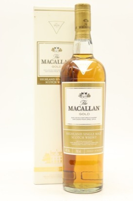 (1) The Macallan Gold The 1824 Series Greek Import Single Malt Scotch Whisky, 40% ABV (GB)