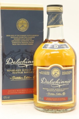 (1) Dalwhinnie Distillers Edition Double Matured Oloroso Sherry Seasoned American Oak Cask Single Malt Scotch Whisky, 43% ABV (GB)