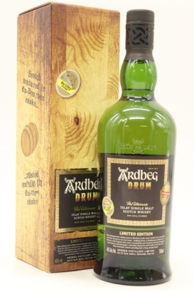 (1) Ardbeg Drum Limited Edition Islay Single Malt Scotch Whisky, 46% ABV (GB)