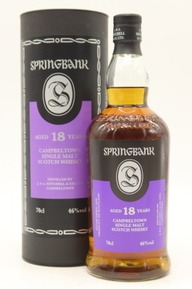 (1) Springbank 18 Year Old 2021 Release Single Malt Scotch Whisky, Campbeltown, 46% ABV (GB)