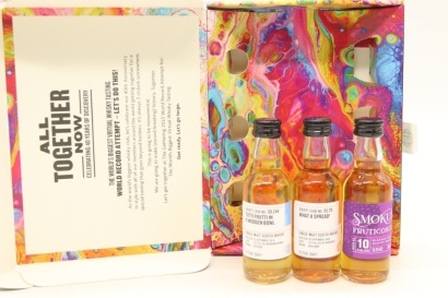 (1) Scotch Malt Whisky Society 40th Anniversary Miniature Dram Pack, 3 Bottles Sold as One Lot (GB)