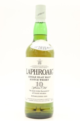 (1) Laphroaig 10 Year Old Single Malt Scotch Whisky, 43% ABV, circa 1990s