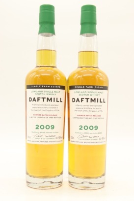 (2) 2009 Daftmill Summer Batch Release Bottled 2020 Single Malt Scotch Whisky, 46% ABV