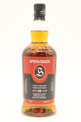 (1) Springbank 10 Year Old Sherry Series Palo Cortado 2023 Release Single Malt Scotch Whisky, Campbeltown, 55% ABV