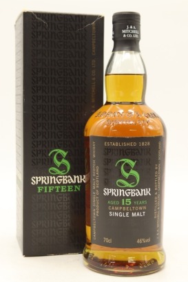 (1) Springbank 15 Year Old Single Malt Scotch Whisky, Campbeltown, 46% ABV, (Bottled between 2008-2017) (GB)