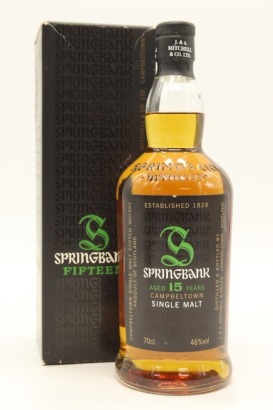 (1) Springbank 15 Year Old 2015 Release Single Malt Scotch Whisky, Campbeltown, 46% ABV (GB)