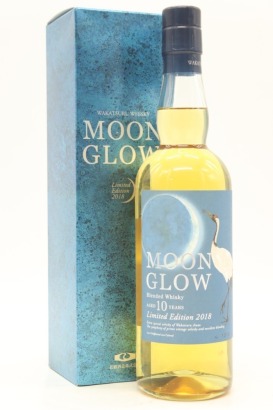 (1) Wakatsuru Shuzo Moon Glow "Crescent 2018 Edition" 10 Year Old Blended Japanese Whisky, 43% ABV (GB)